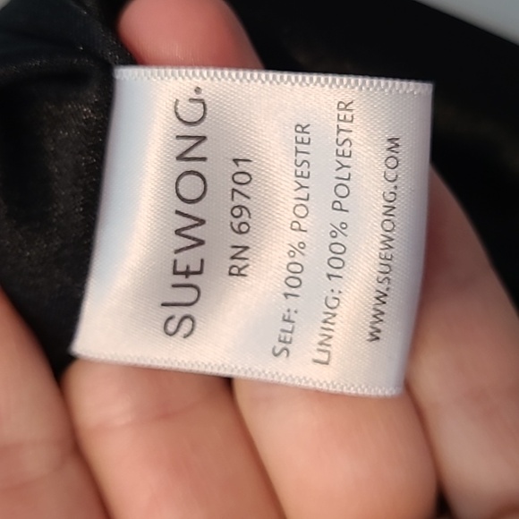 Sue Wong Nocturne Velvet leopard print sequin dress size 12 Reputation Outfit - Picture 9 of 10